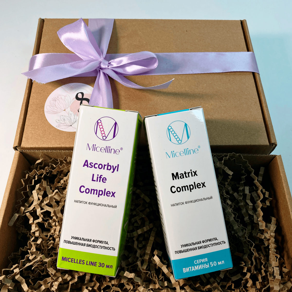 Н-22 Набор Эликсир молодости и красоты - Matrix Complex 50 ml+Ascorbyl   Life Complex+подарочная упаковка.