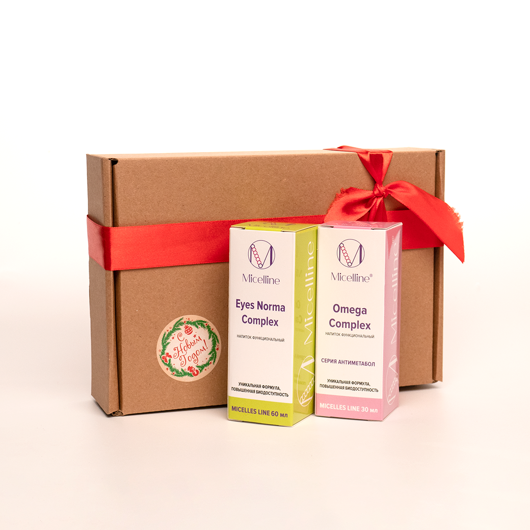 Н-21 Набор Сияющие глаза - Omega Complex 30 ml+Eyes Norma Complex+Подарочная Упаковка ООО "Мицеллайн"